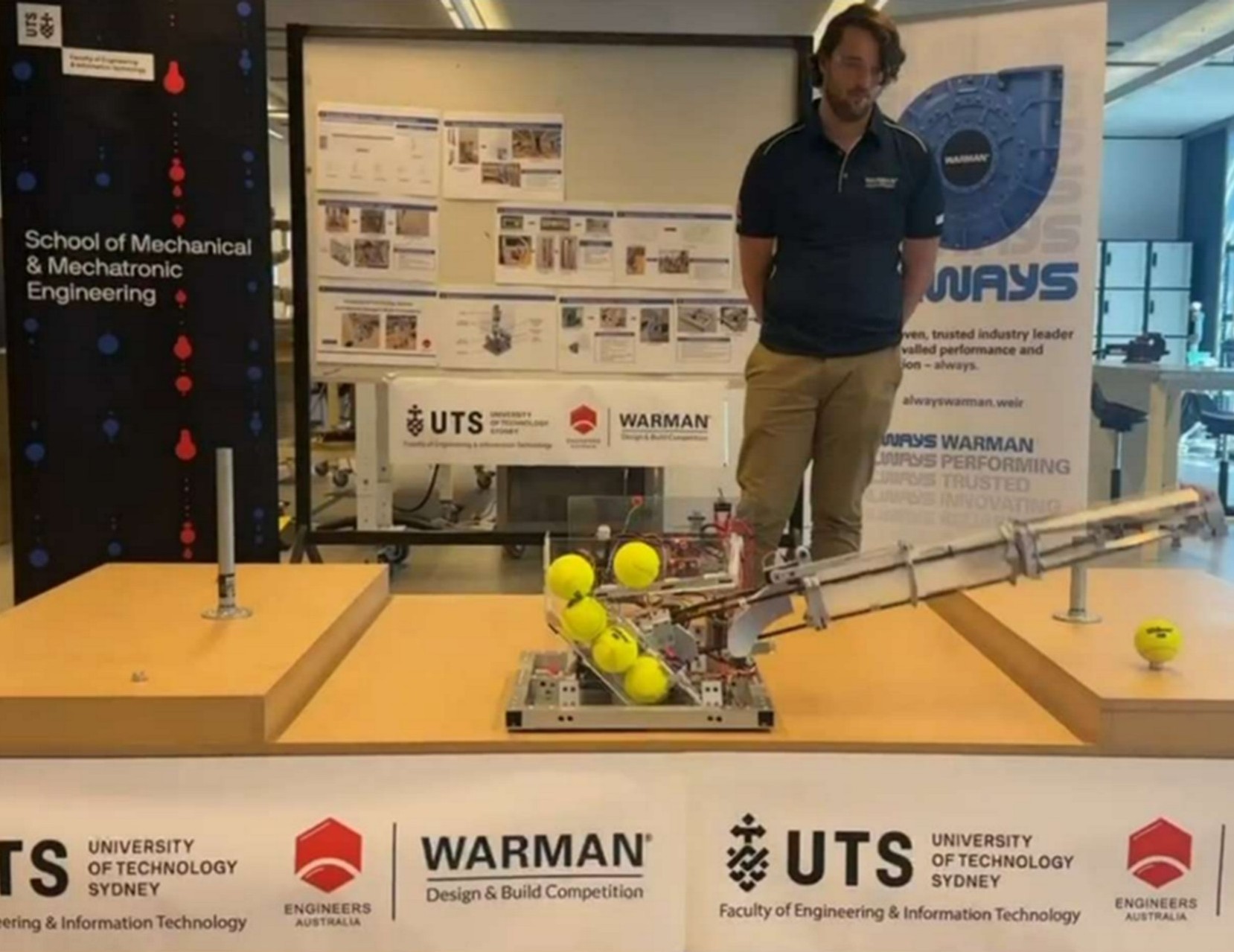 Robot Competeting at International Finals
