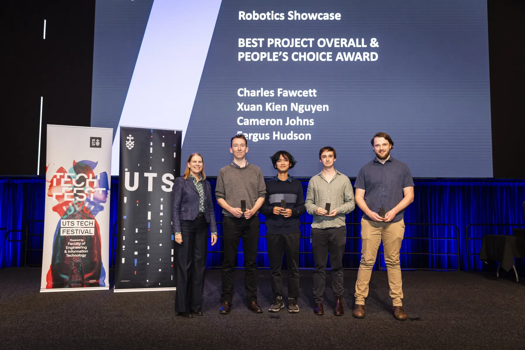 UTS Tech Fest Best Project Overall and People's Choice Award ceremony