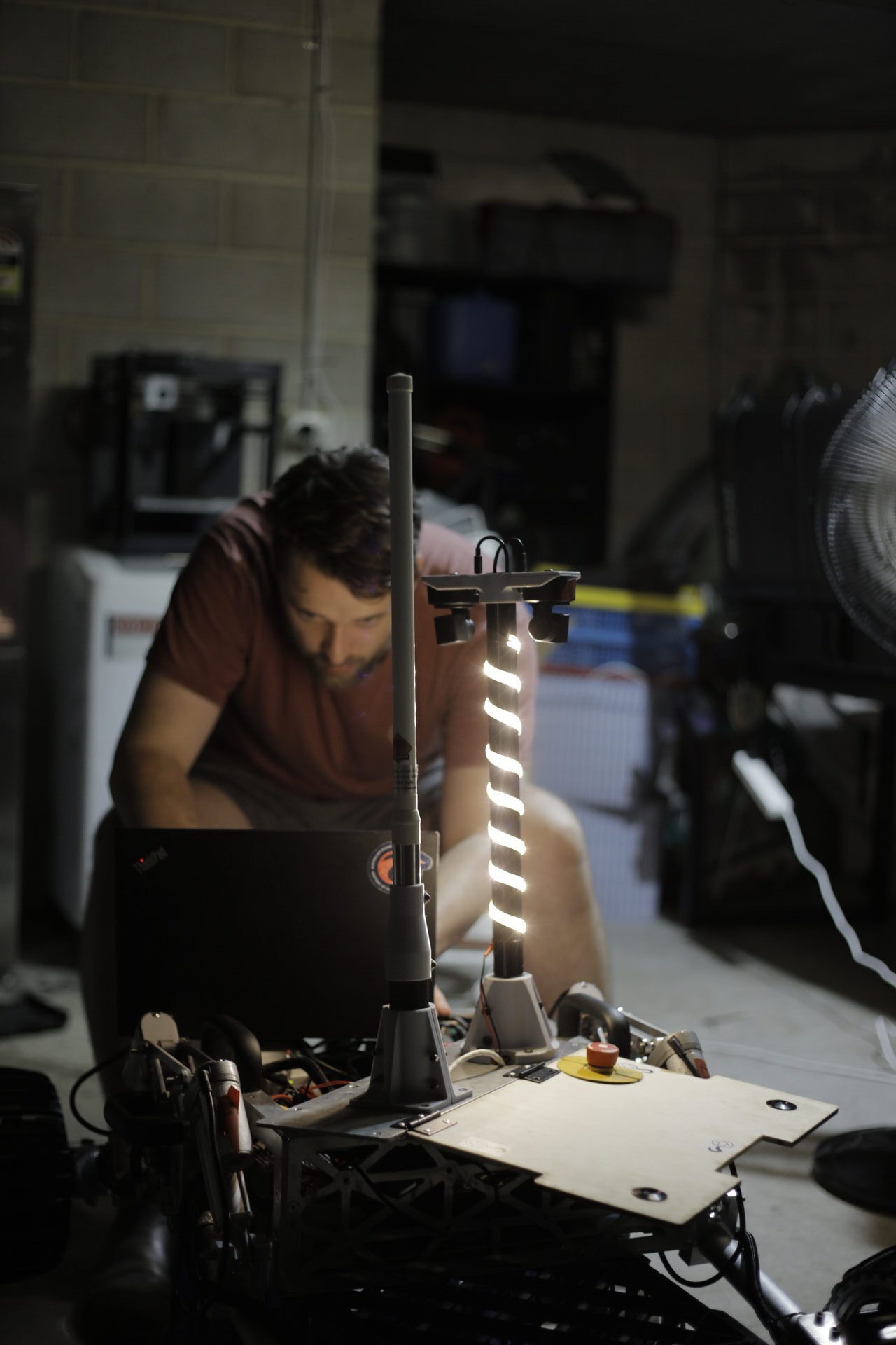 Working on rover